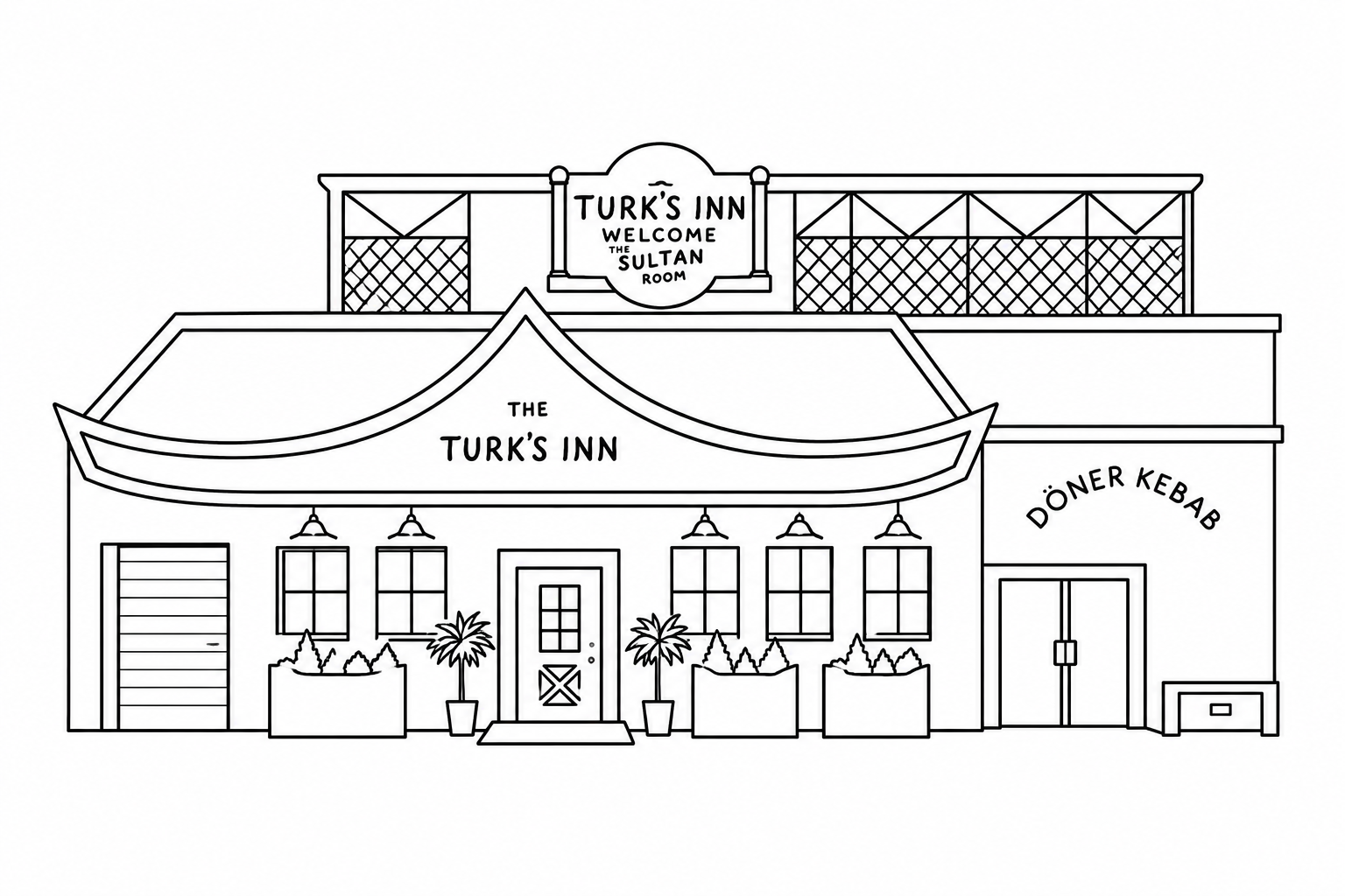 The Sultan Room illustration
